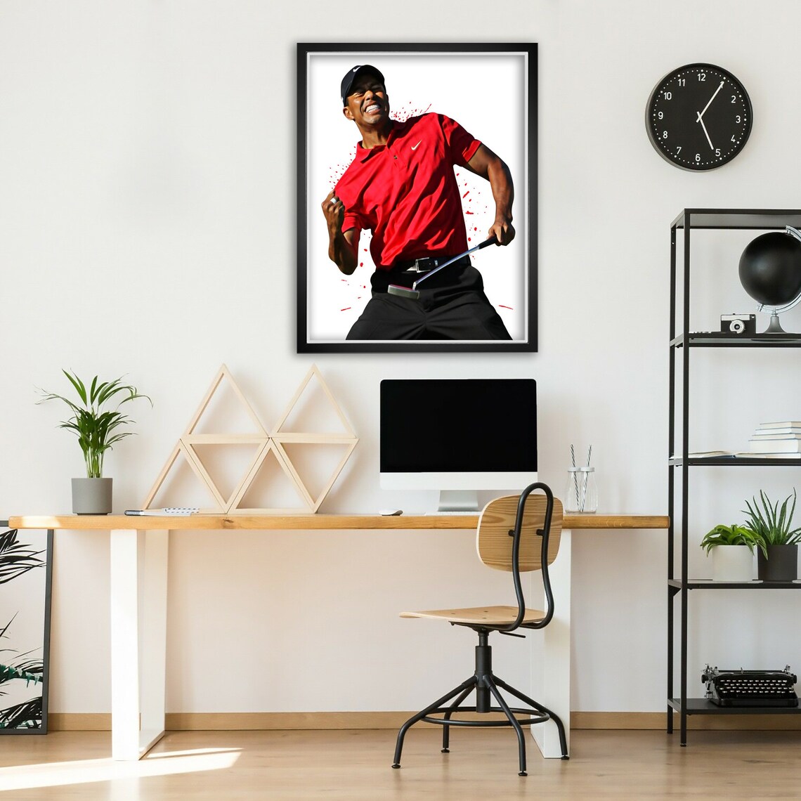 Tiger Woods Poster Wall Art Printable Digital Download Man Etsy Australia