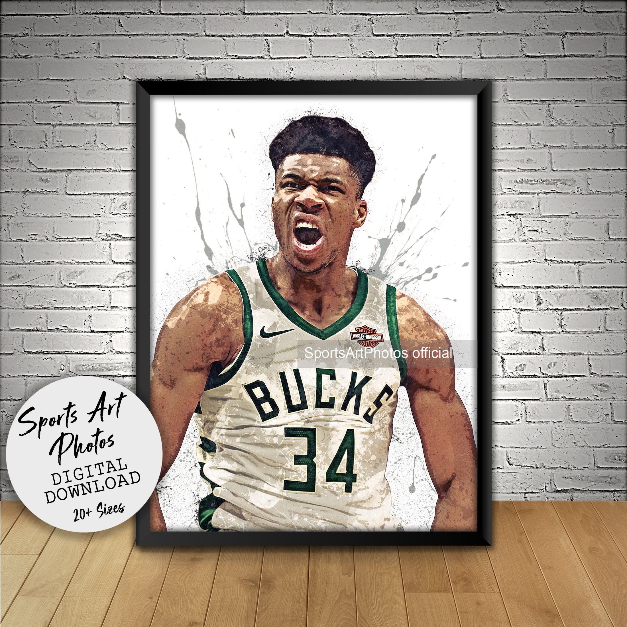 Giannis Antetokounmpo Wallpaper - IdleWP home decor canvas poster