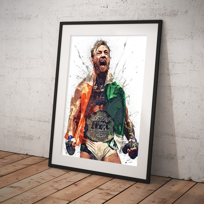 Conor Mcgregor Poster UFC MMA Wall Art Printable Digital Etsy