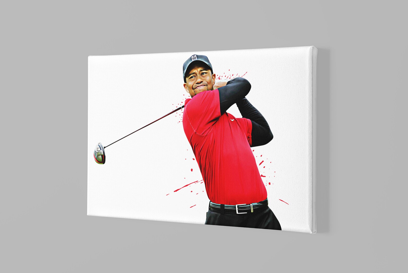 Tiger Woods Poster Wall Art Printable Digital Download Man Etsy