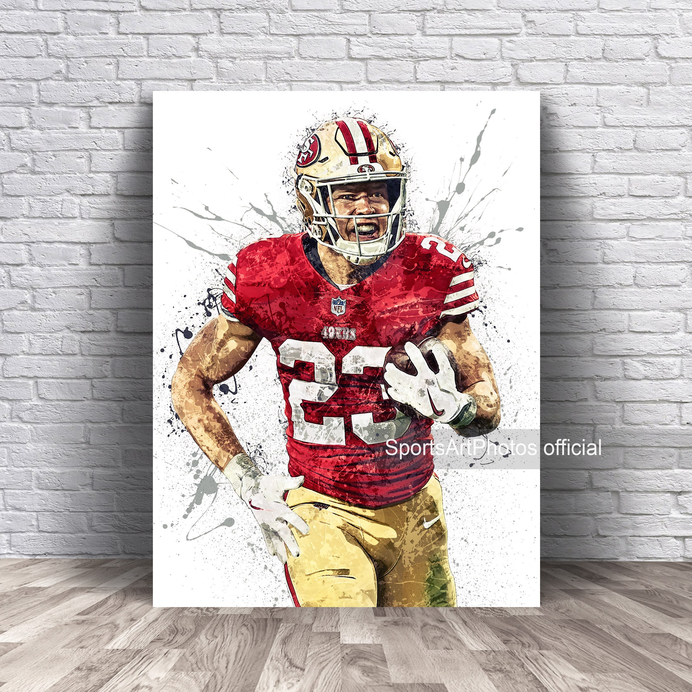 Discover Christian McCaffrey Poster, S.an F.rancisco 49ers Poster