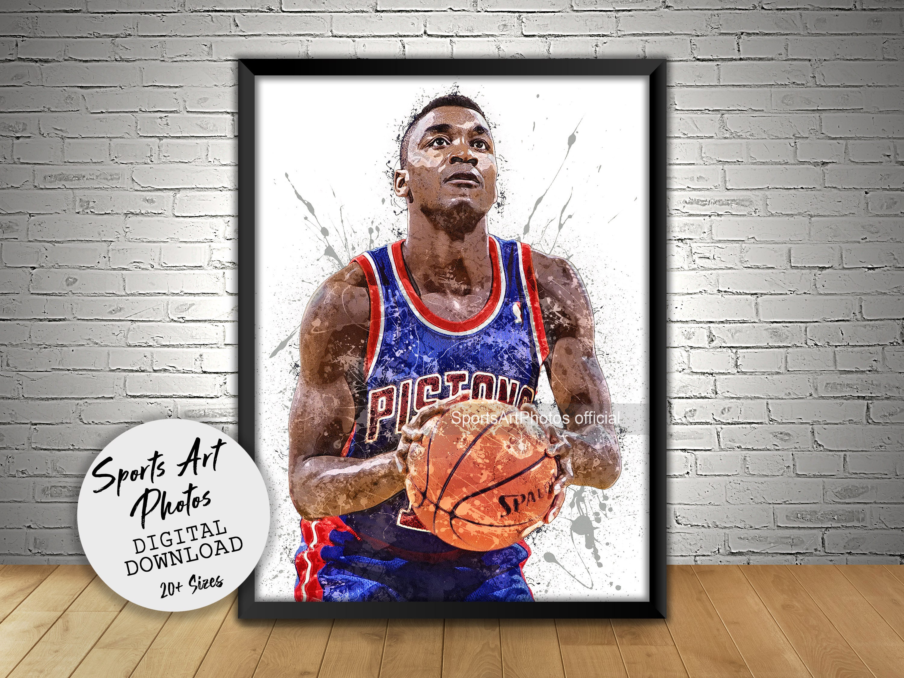 Isaiah Thomas Poster / Sports Art Print Basketball Poster 