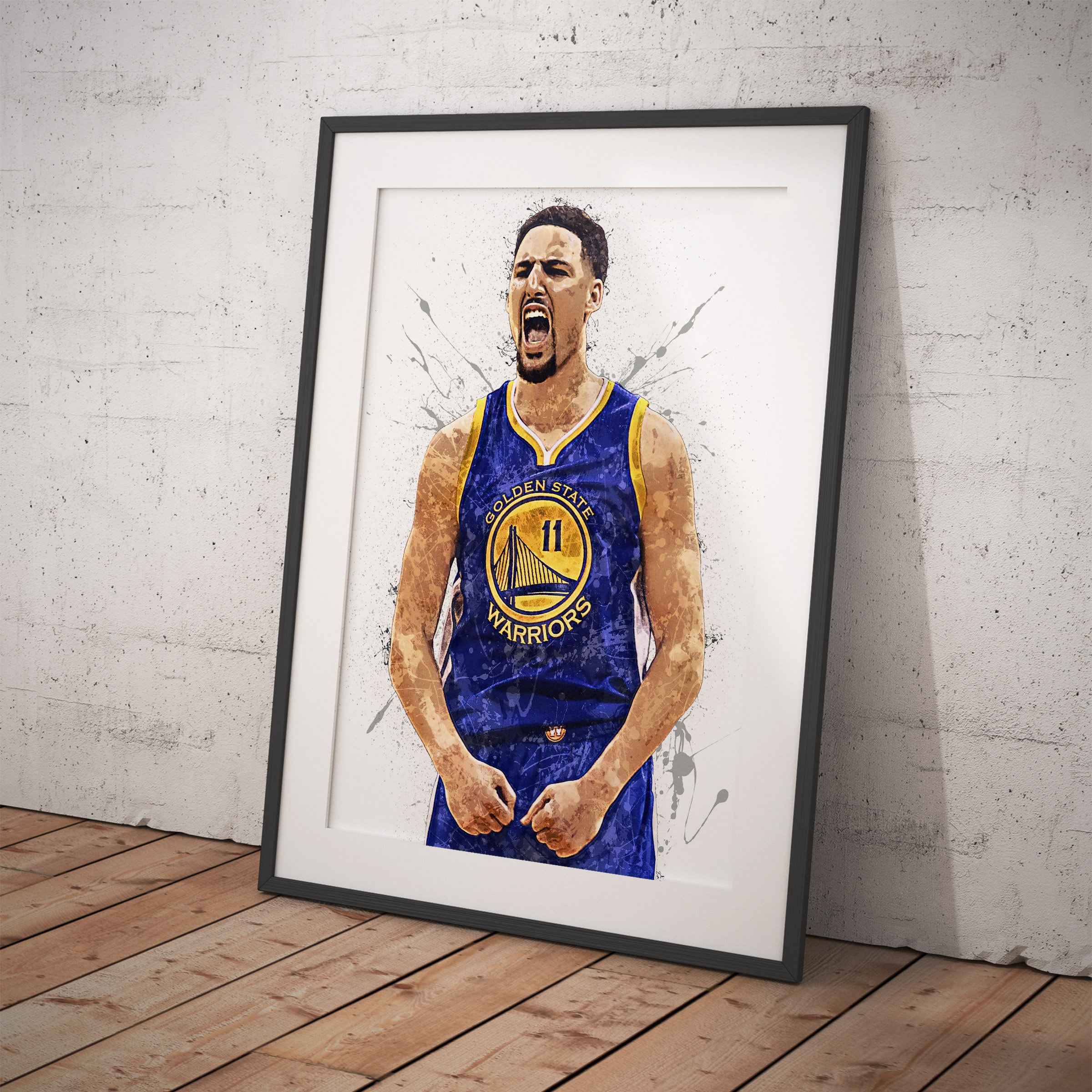 Klay Thompson Golden State Warriors Wall Art Printable Kids Etsy