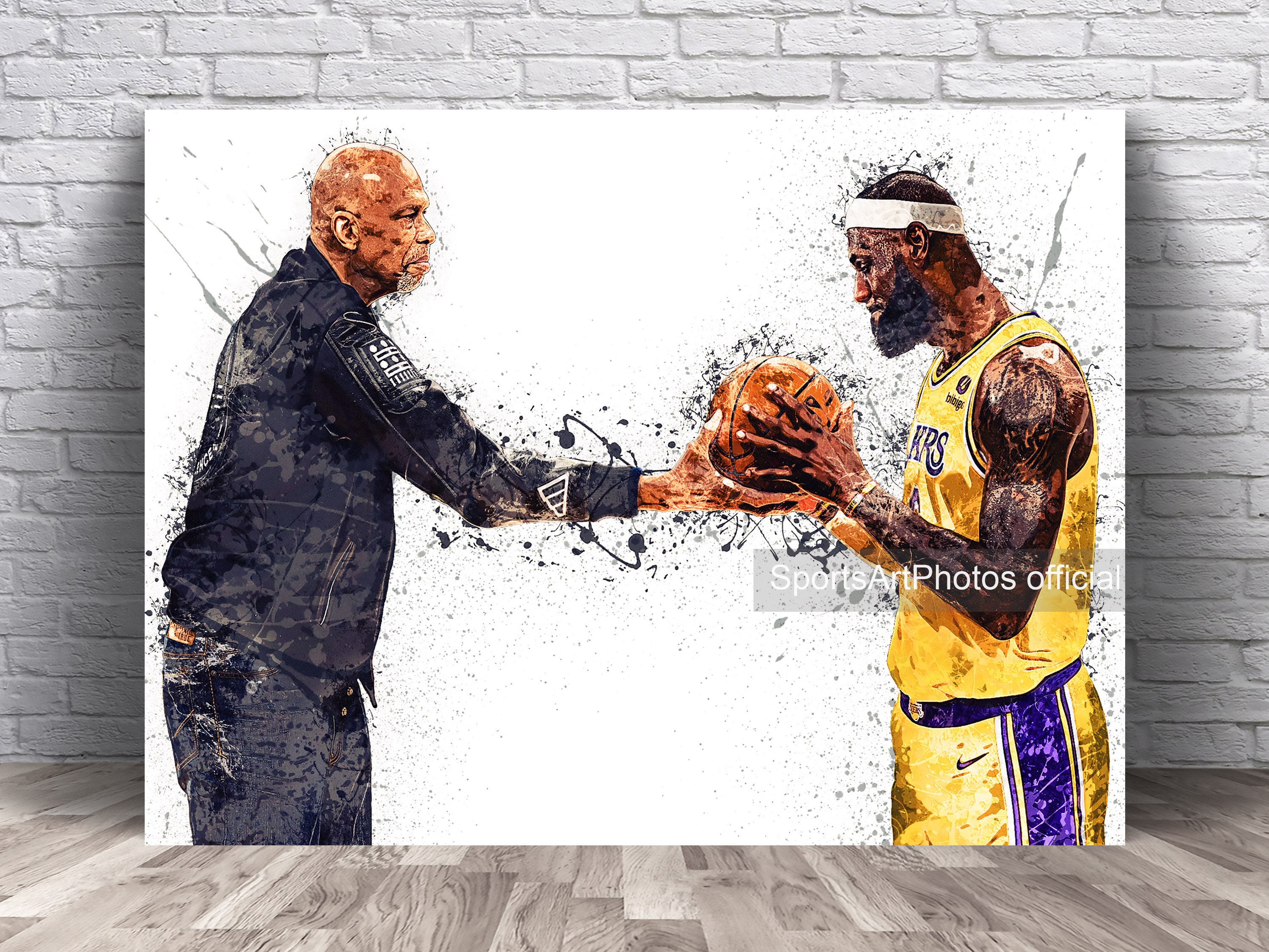 Lebron James Dunk Canvas Print for Gym Office Home Art. Comes -  Finland