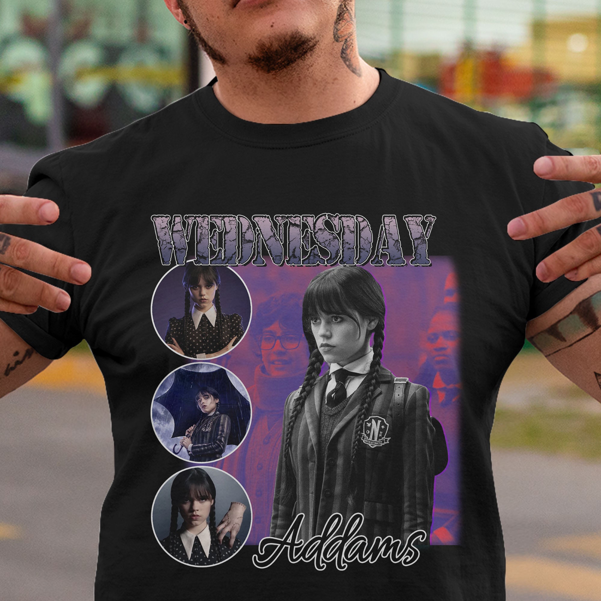 Discover Wednesday 90s Sweater, Wednesday Addams Hoodie, Wednesday Addams Shirt, Jenna Ortega, Adam Vintage Shirts