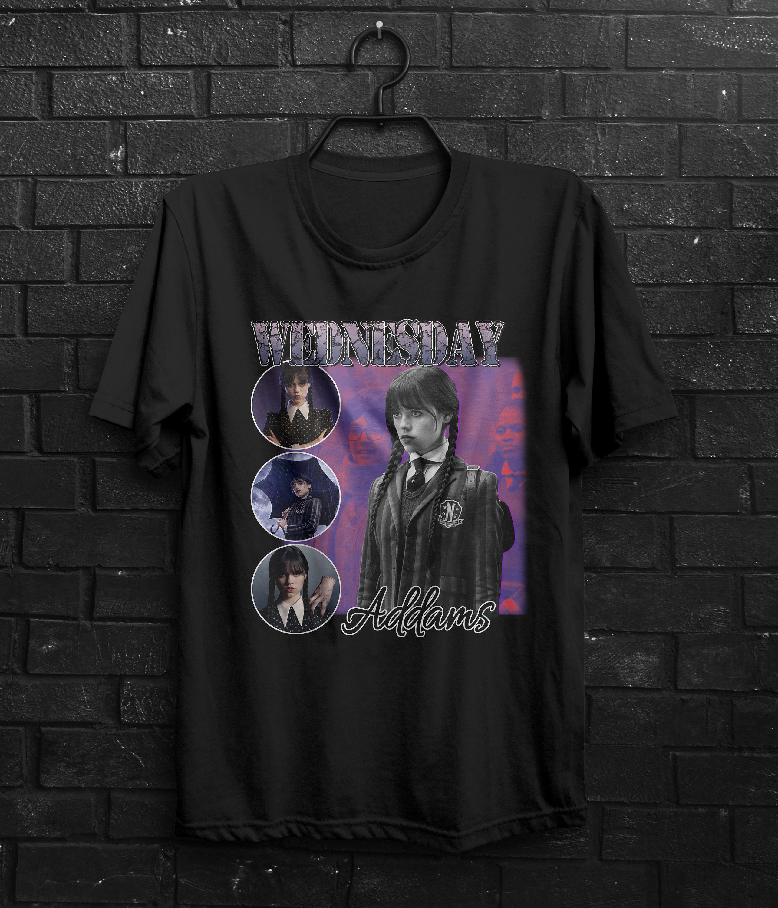 Discover Wednesday 90s Sweater, Wednesday Addams Hoodie, Wednesday Addams Shirt, Jenna Ortega, Adam Vintage Shirts