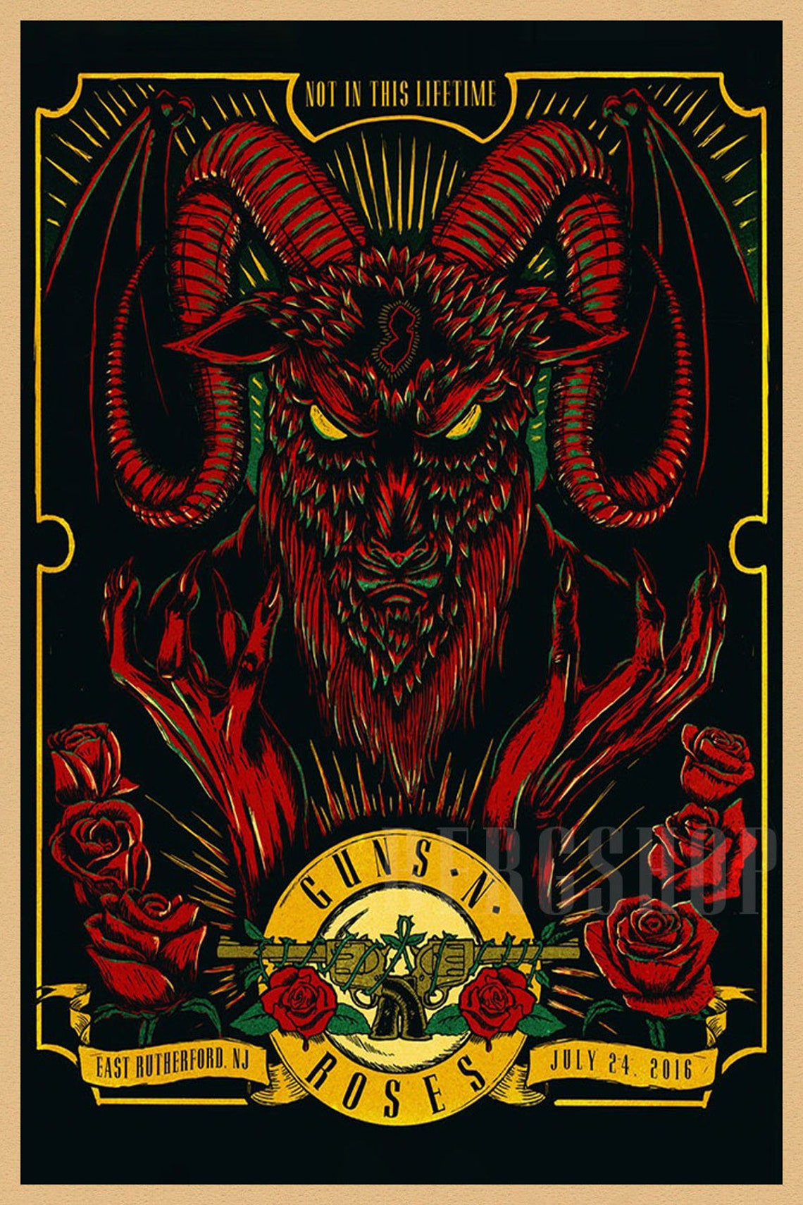 guns n roses posters for sale