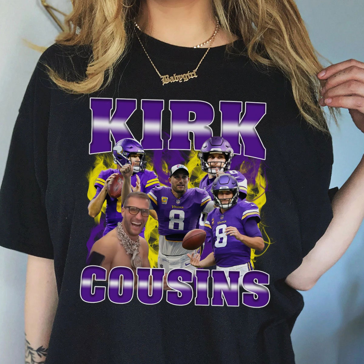 Discover Kirk Cousins Shirt, Vikings Kirk Cousins Vintage Shirt