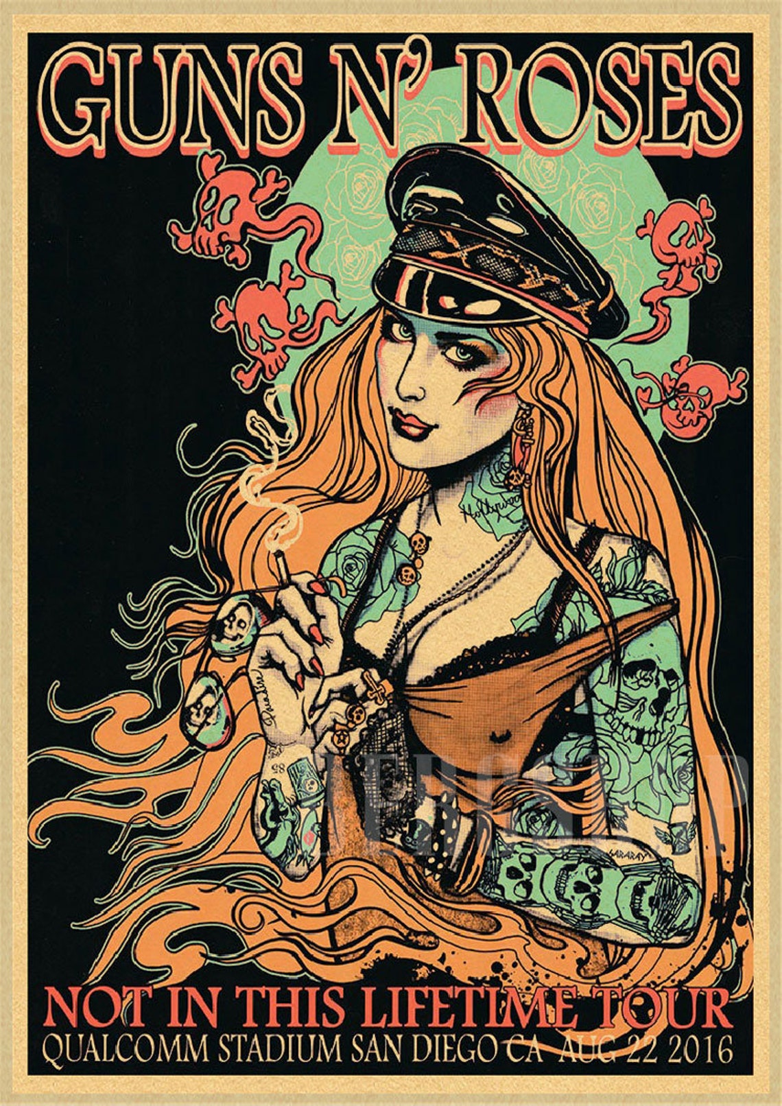 guns n roses posters for sale