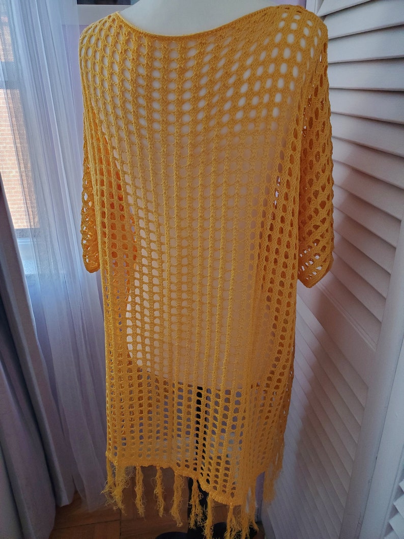 Summer Tunic Beach Dress Cover-up Viscose Airy Light Tassel | Etsy