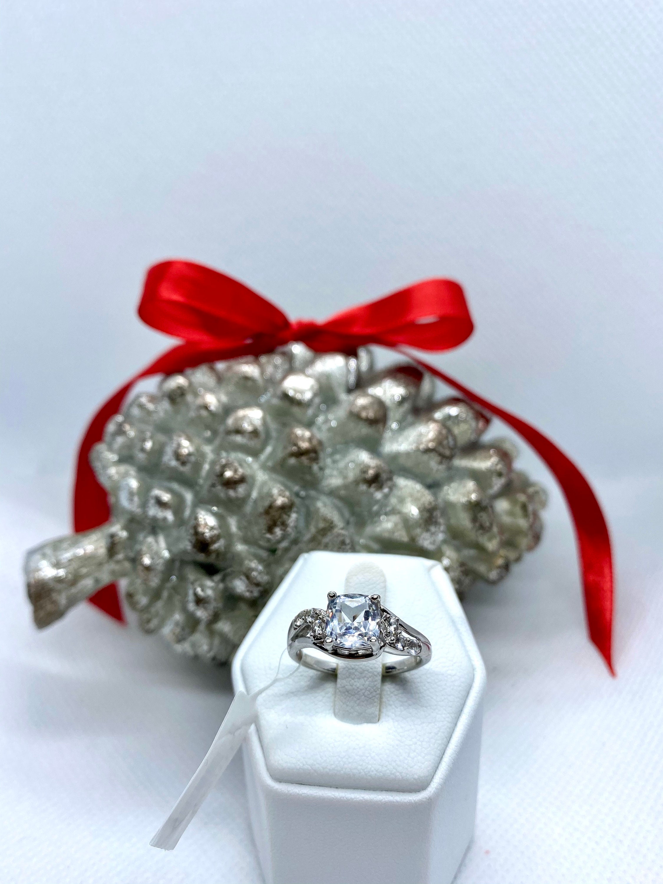 lab created white sapphire ring lab created white sapphire ring