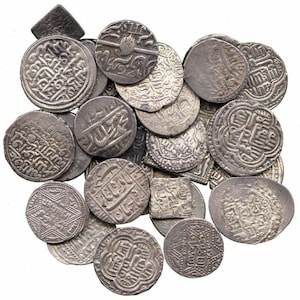 Islamic silver akce AKCE 1 COIN /Random Ottoman Empire 15th Century Coin Silver-UK