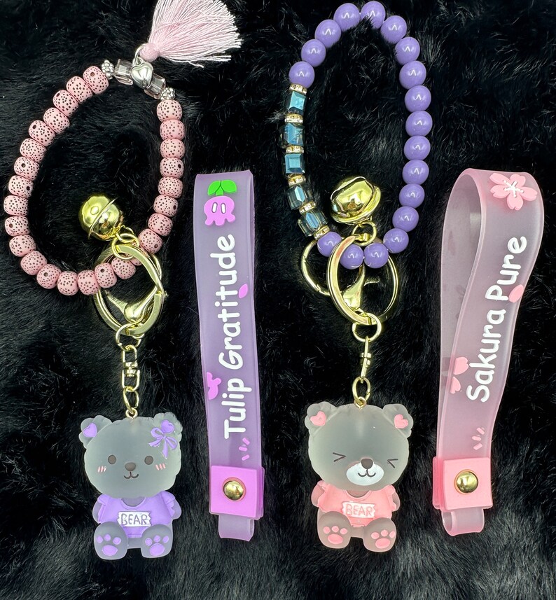 NEW Teddy Bear Bag Charms, Keychains, Fobs image 7