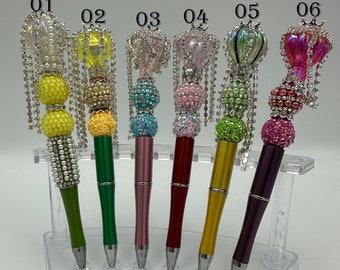 Unique, Speciality, Hot Air Balloon Pens, Dangle Rhinestone Pens