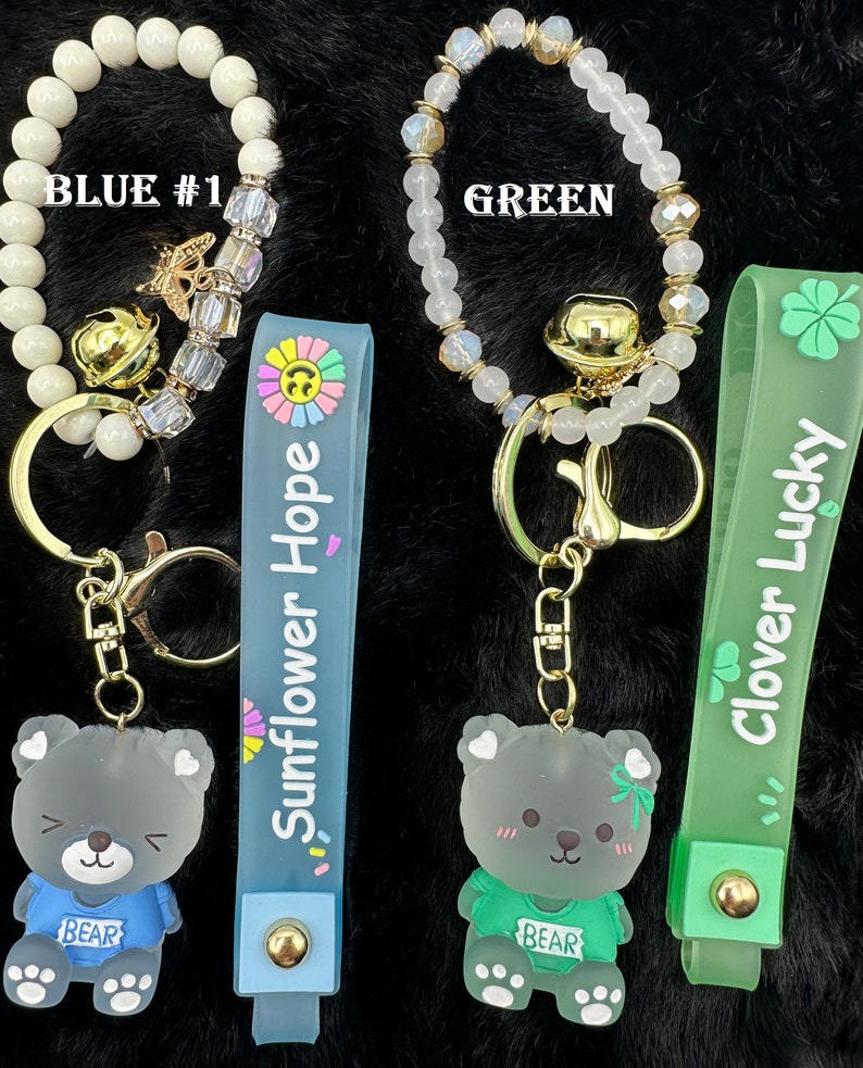 NEW Teddy Bear Bag Charms, Keychains, Fobs image 3