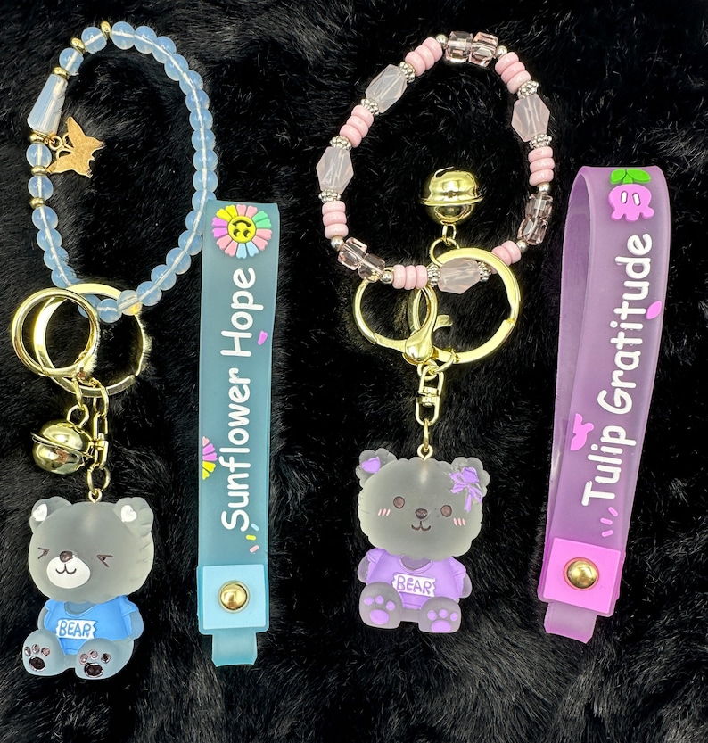 NEW Teddy Bear Bag Charms, Keychains, Fobs image 6