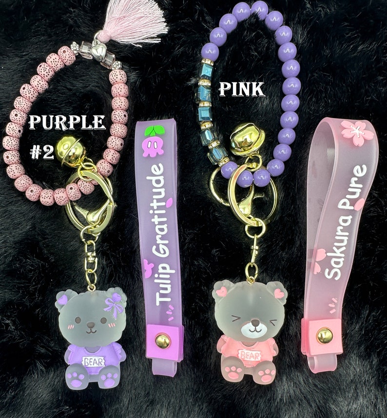 NEW Teddy Bear Bag Charms, Keychains, Fobs image 4