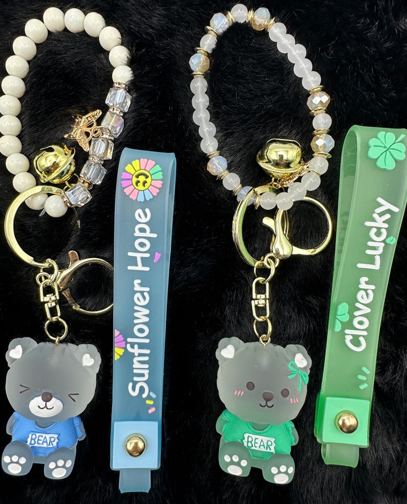 NEW Teddy Bear Bag Charms, Keychains, Fobs image 5