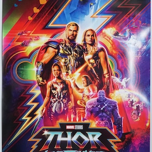 Marvel Thor Love And Thunder Movie Affiche de film Poster #135A
