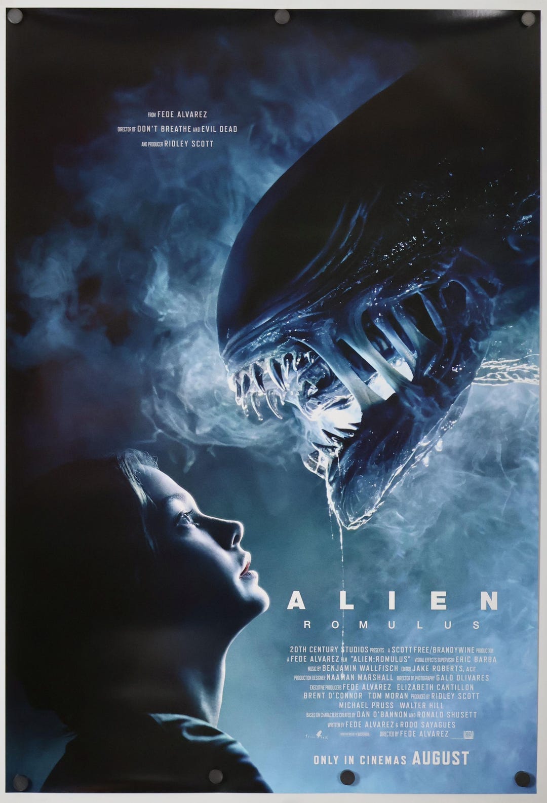 Alien Romulus Theatrical Style Movie Poster Final C 27x40 2 Sided DS