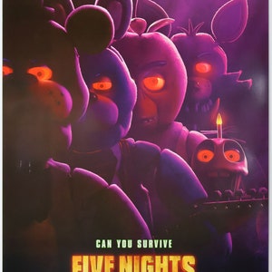 FIVE NIGHTS AT FREDDY'S GIANT WINDOW POSTERS 2CT 30 X 48 EACH