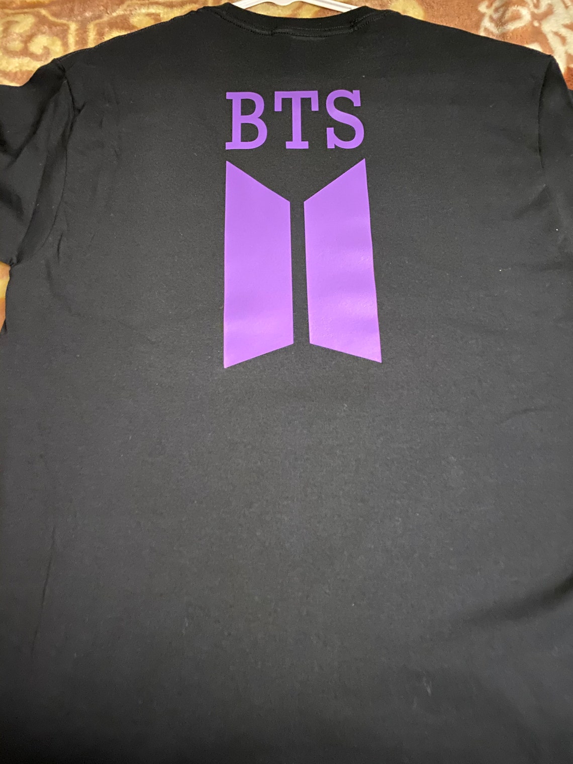 Purple and black bts army bts long sleeve shirt kpop shirt | Etsy