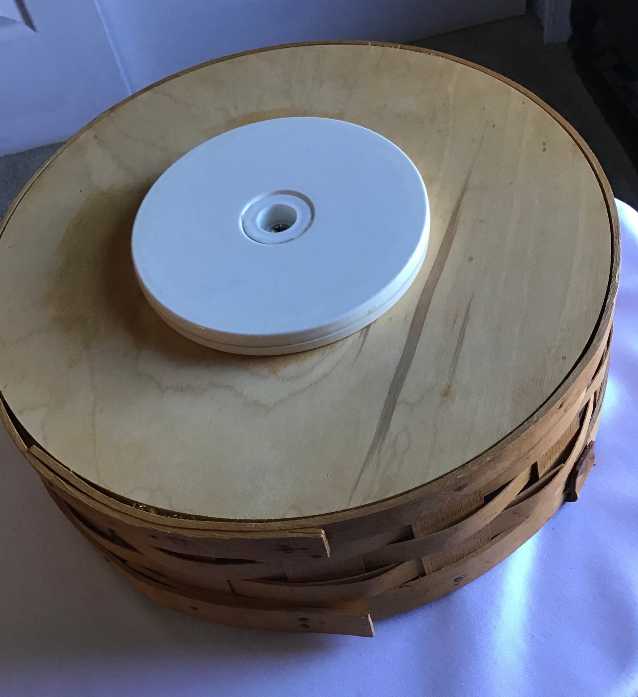 Peterboro company round Lazy Susan revolving basket Etsy