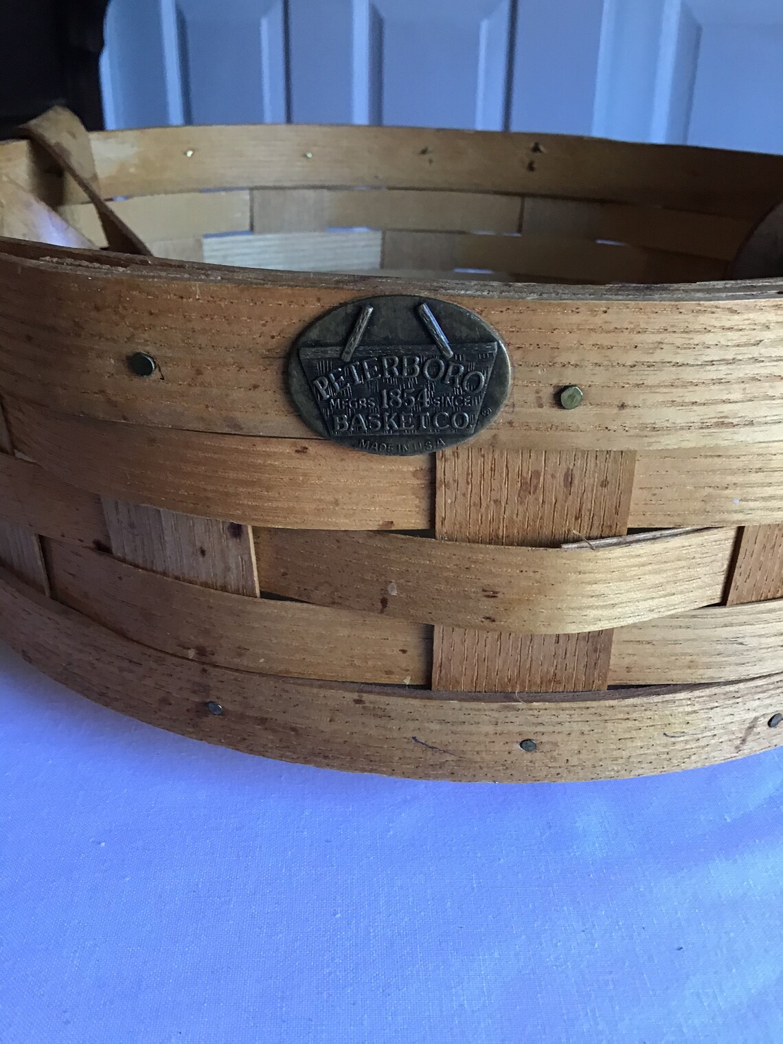 Peterboro company round Lazy Susan revolving basket Etsy