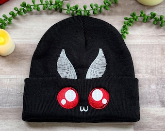 UwU Mothman Embroidered Beanie