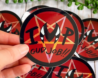 Holographic I.M.P. Gud Job Vinyl Sticker