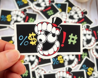 Censor Bar TADC Matte Sticker