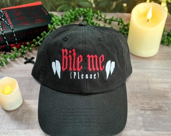 Bite Me Dad Hat