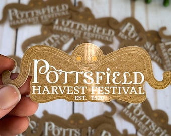 B-Grade Pottsfield Kraft Sticker