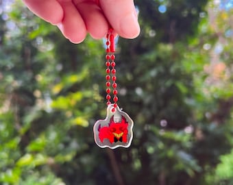 Mini Cursed Alastor Acrylic Keychain