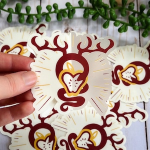 Radioapple Symbol Transparent Vinyl Sticker