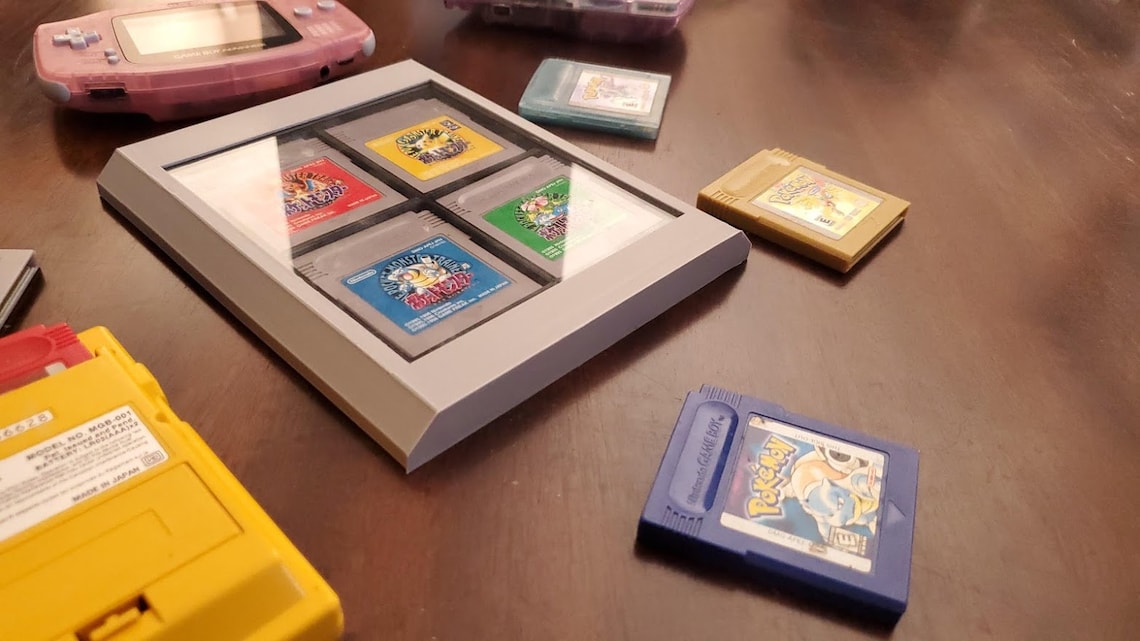 Nostalgic Gameboy Cartridge Display Case / Stand 3D Printed Etsy