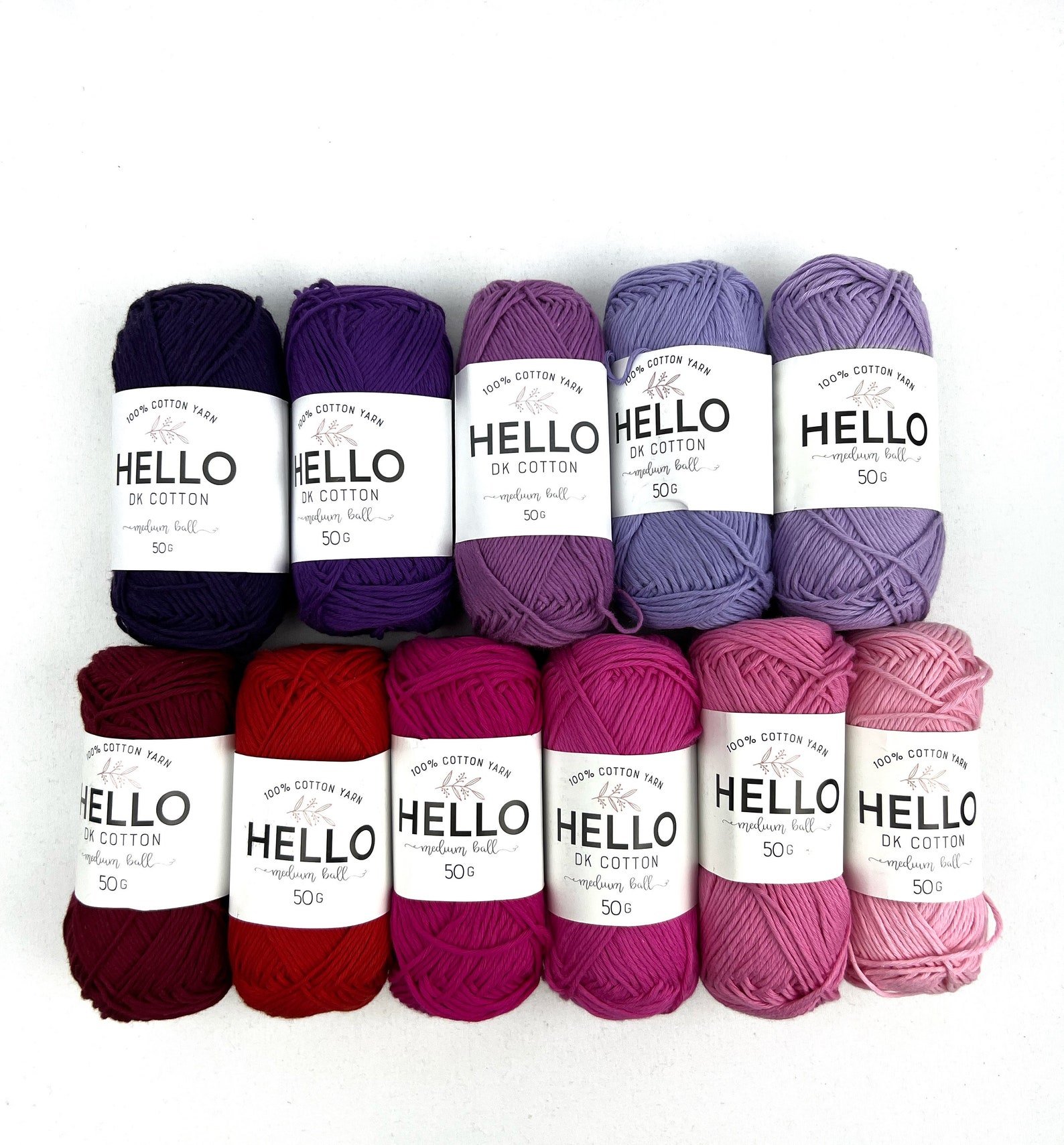 Organic Cotton Yarn Amigurumi Yarn Crochet Yarn 50 Grams Etsy