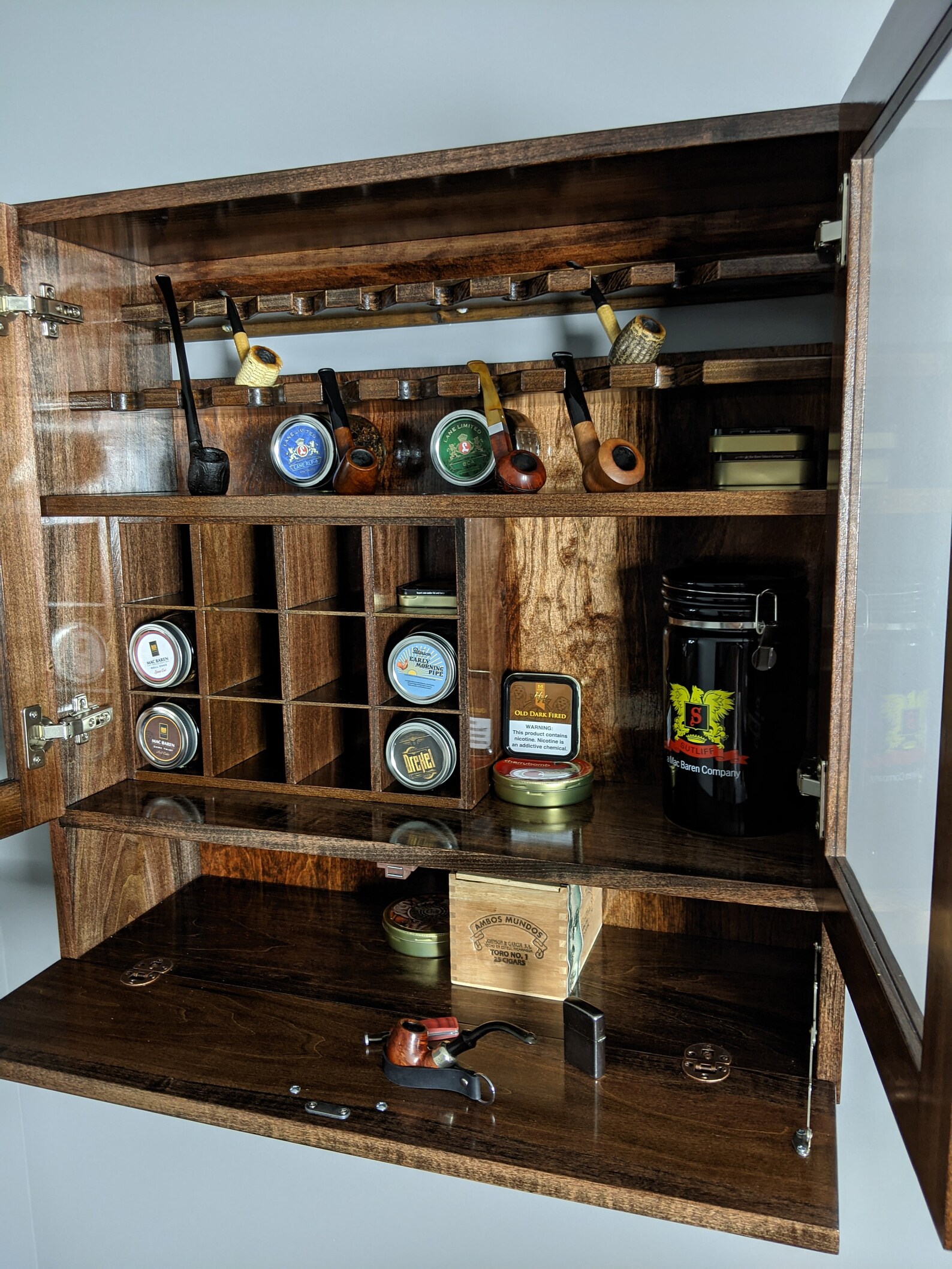 Pipe storage and display Custom built to order Etsy