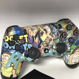Rick and Morty Ps4 Controller Etsy