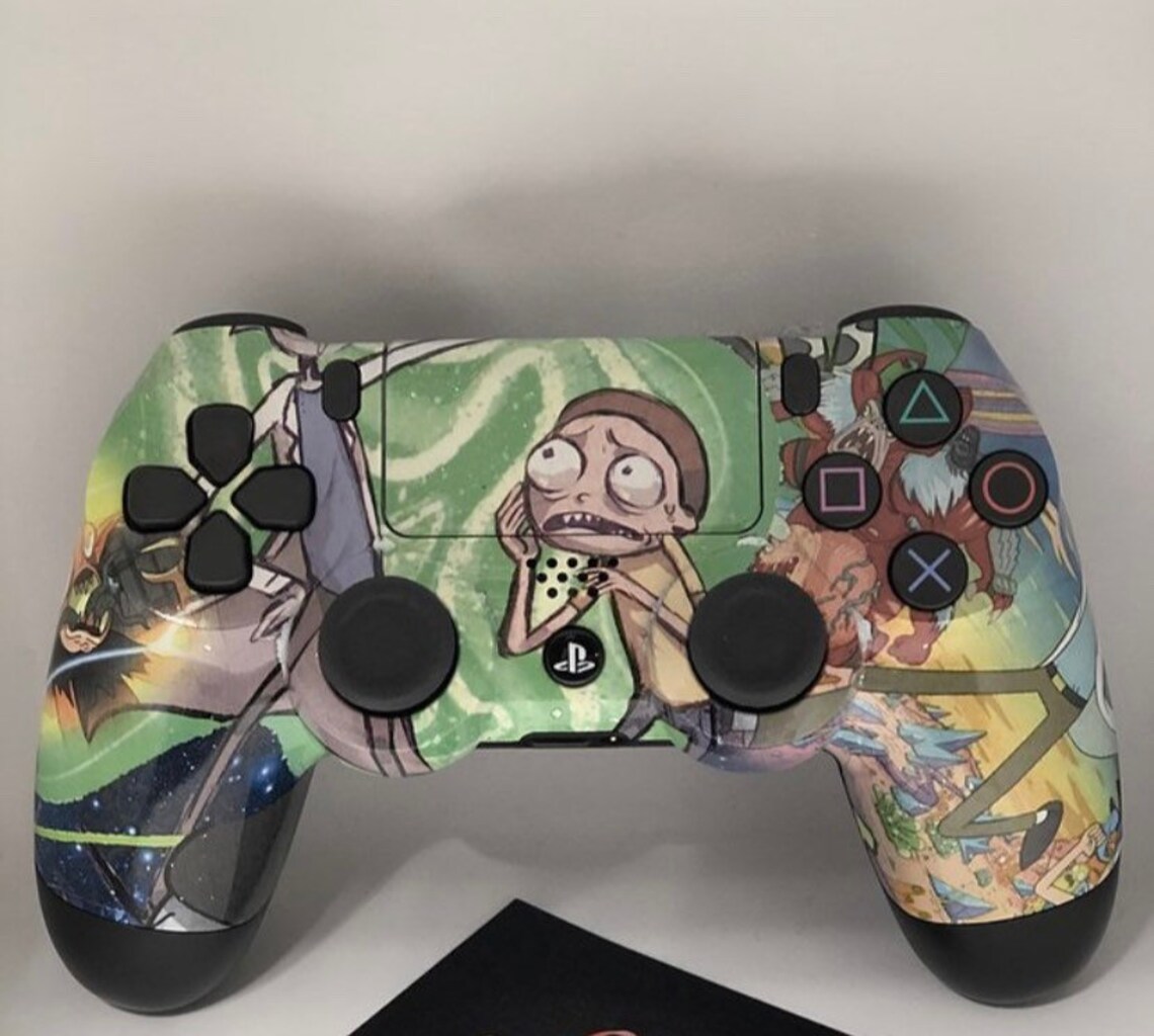 Rick Morty PS4 Controller Etsy