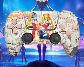 Kontroler PS5/Xbox z dziewczyną z anime