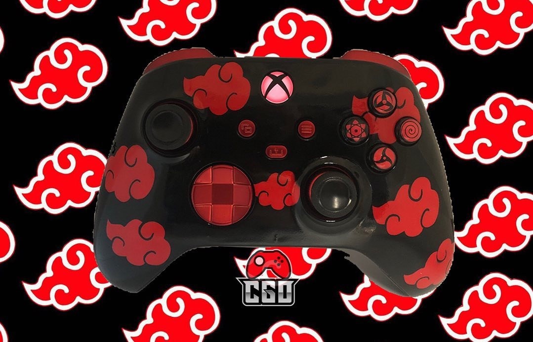 Akatsuki Cloud Naruto Switch Controller Skin, Anime Skins