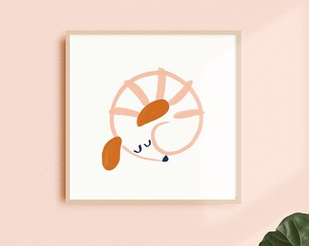 Sausage dog Dachshund Print, Sausage dog art, Dog Print, Dachshund Gifts, Sausage dog gift
