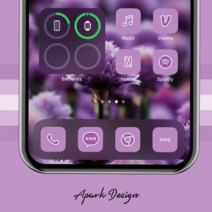100+ App Icons IOS 14 - Pastel Purple
