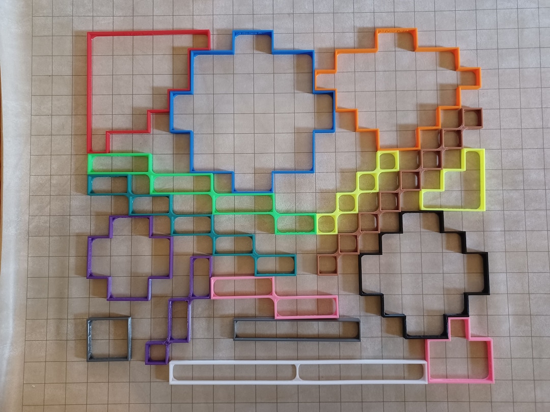 Set of 16 Area of Effect Grid Frames for D&D, Pathfinder, and Other ...