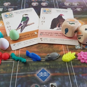 Ersatz-Vogelfutter-Token für Spiele wie Spannweite