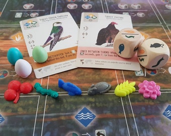 Replacement Bird Food Tokens for Games like Wingspan