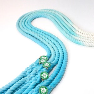 Ombre Cotton Rope Dog Leash // Ombre Rope Leash // Blue Cotton Rope Leash // Rope Dog Lead
