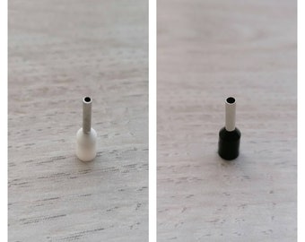 Hole cutter for polymer clay | 0.5mm or 0.75mm micro cutter | clay hole cutter | insulated ferrule