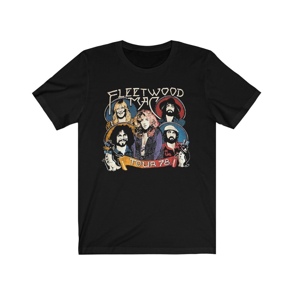 Fleetwood Mac Tour78 Tshirt Fleetwood MacBritishAmerican Etsy